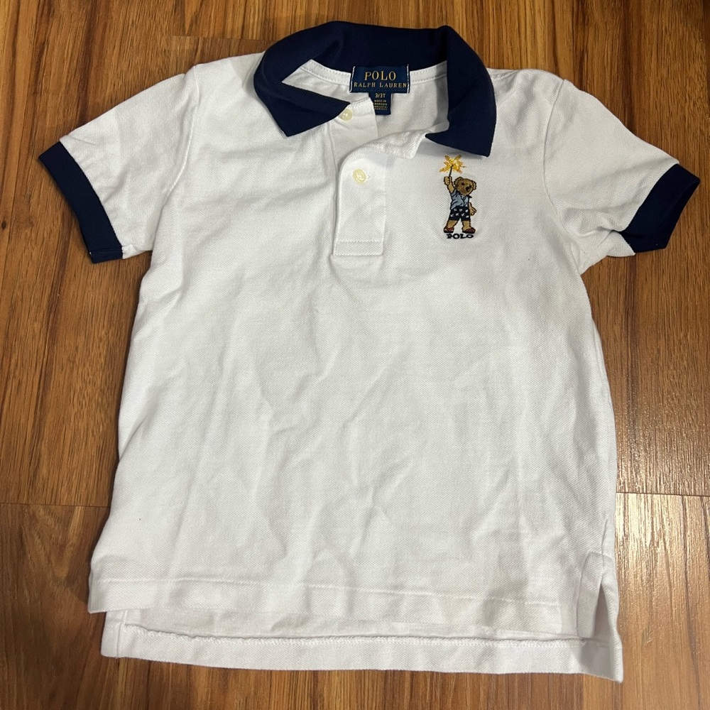 Boys Polo Ralph Lauren 3t short sleeve collared shirt